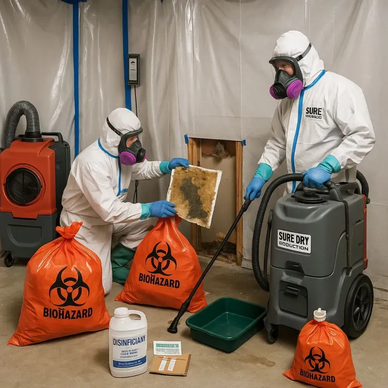 Contaminated Water Handling Protocols process in Bourbon County, KS